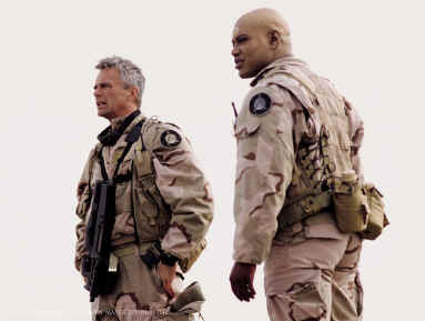 l'acteur richard dean anderson et l'acteur christopher judge