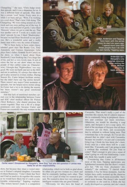 un article de saison 6 de stargate sg1 en anglais